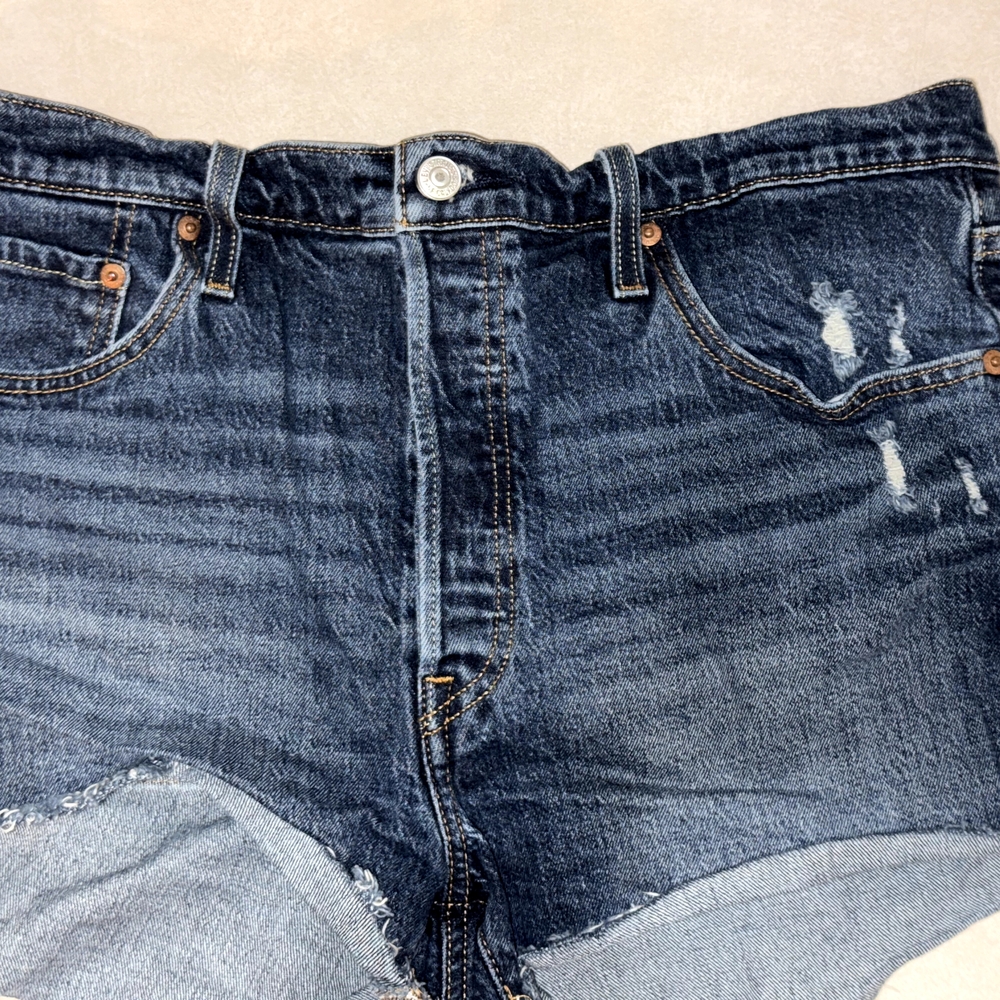 LevciDistressed Denim Shorts